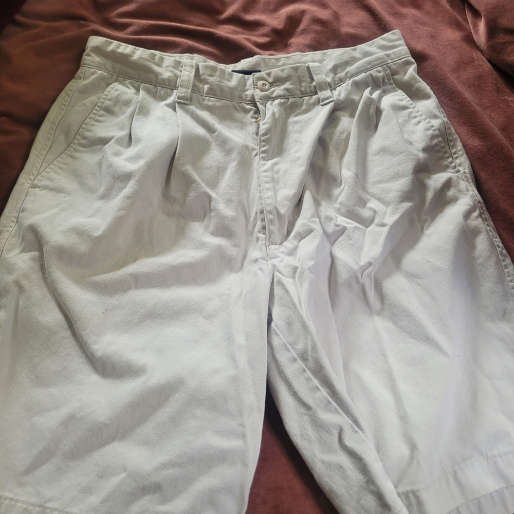 Classic White Men's Shorts